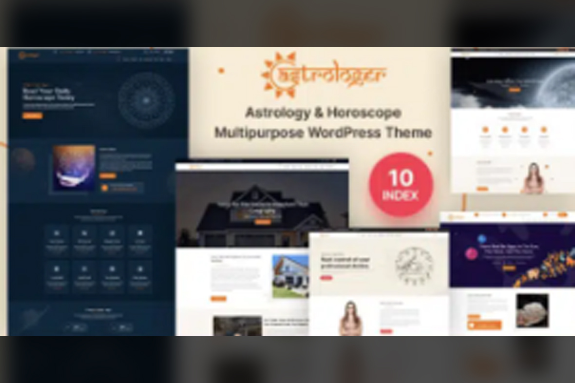 Astrologer – Horoscope and Astrology WordPress Theme v2.6