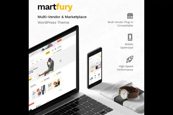 Martfury – A Multi Vendor Marketplace WordPress Theme Commercial Site