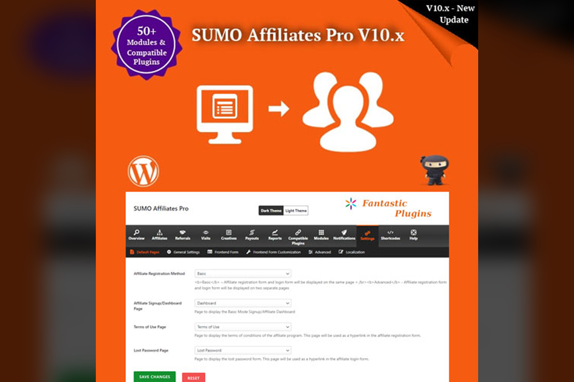 SUMO Affiliates Pro – WordPress Affiliate Plugin v10.7.0