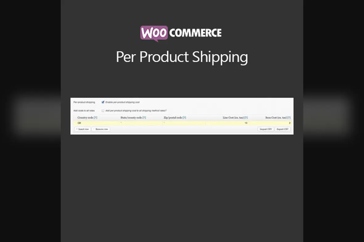 WooCommerce Per Product Shipping v2.6.4