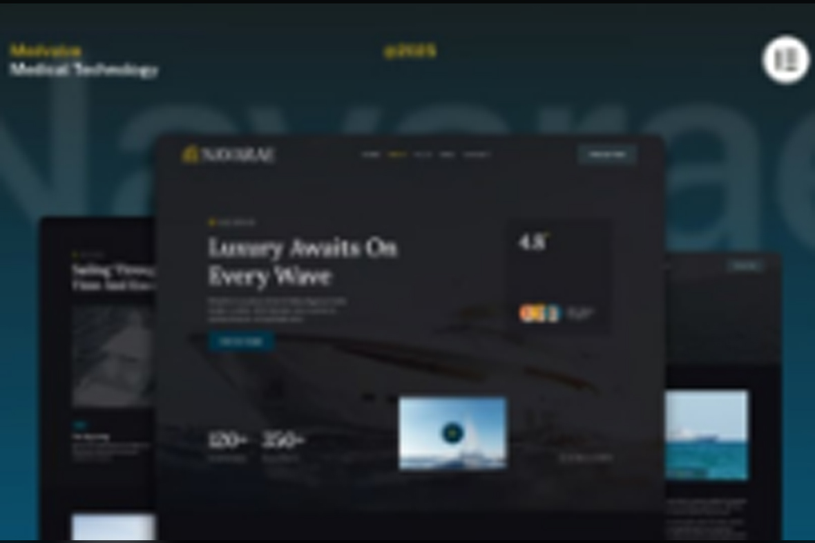 Navarae – Dark Luxury Yacht Club and Boat Rental Website Elementor Template Kit November 24, 2025