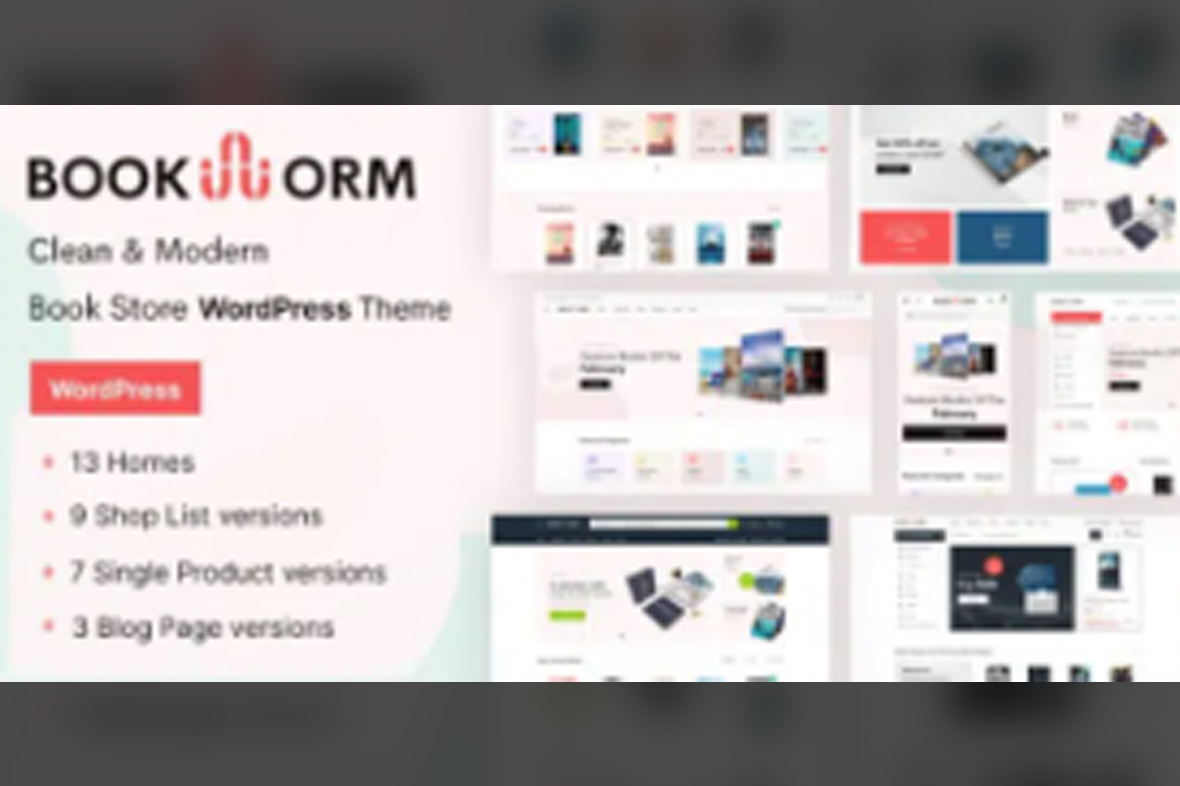 Bookworm – Bookstore & Bookshop WooCommerce Theme v1.2.18