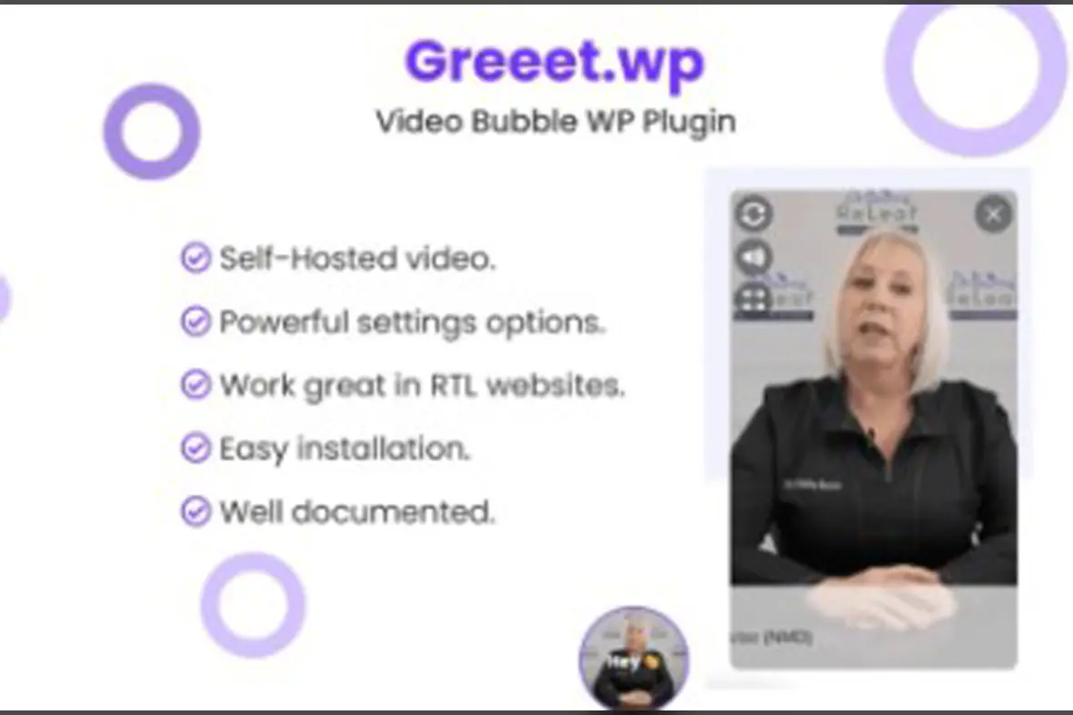 Greet – Video Bubble WordPress Plugin v2.2.9