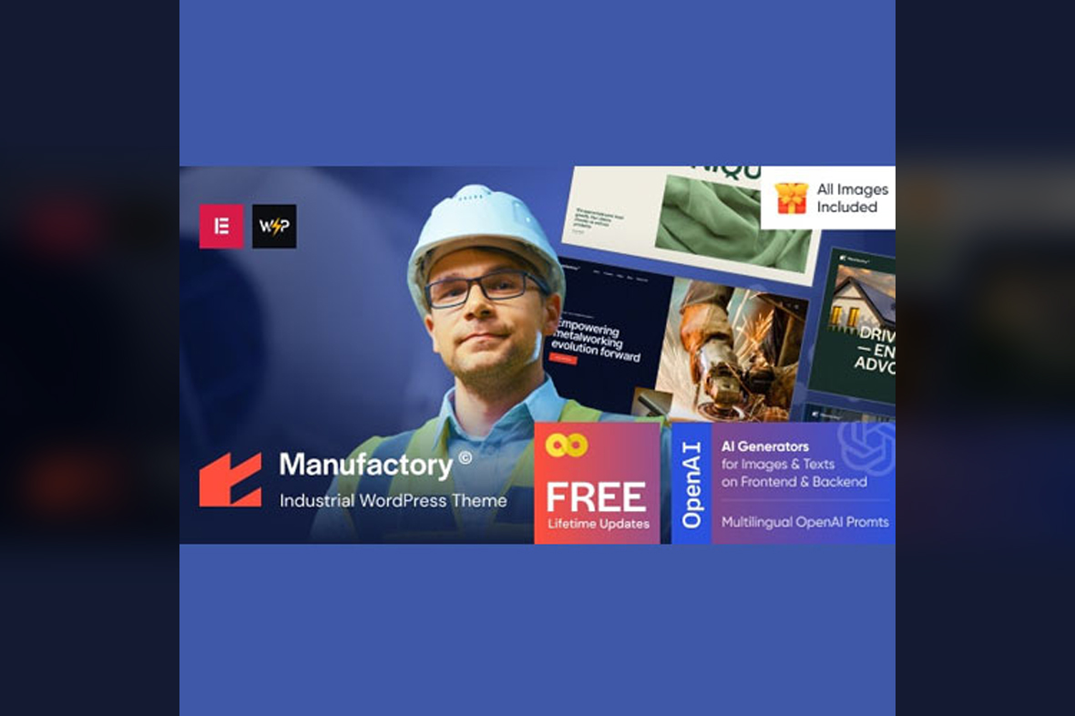 Manufactory – Industrial WordPress Theme v1.4