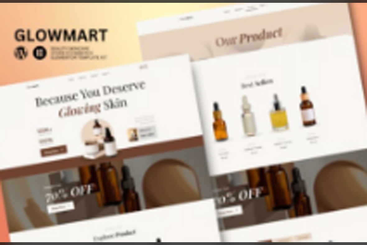 Glowmart – Beauty Cosmestics and Skincare Ecommerce Elementor Template Kit July 18, 2025