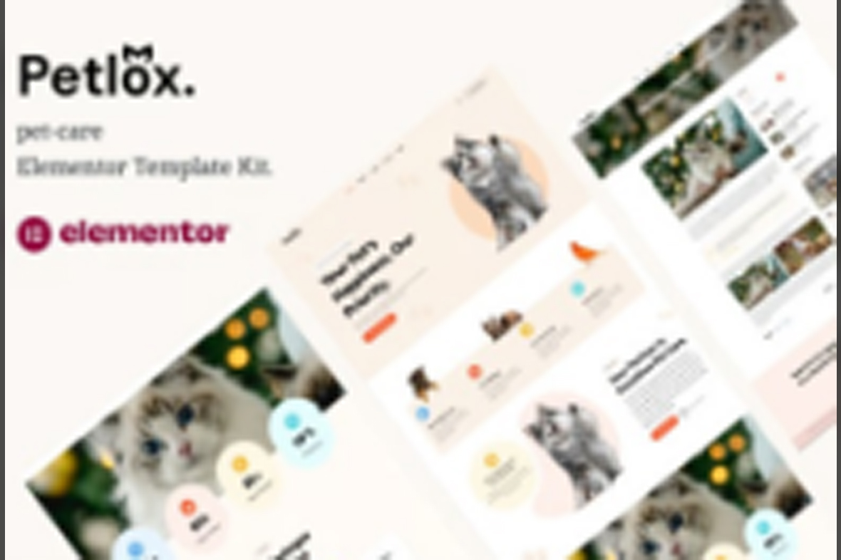 Petlox – Pet Care Elementor Template Kit July 10, 2025