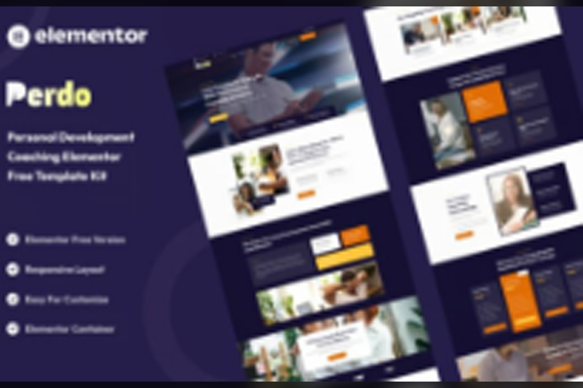 Perdo – Personal Development Coaching Elementor Template Kit August 1, 2025