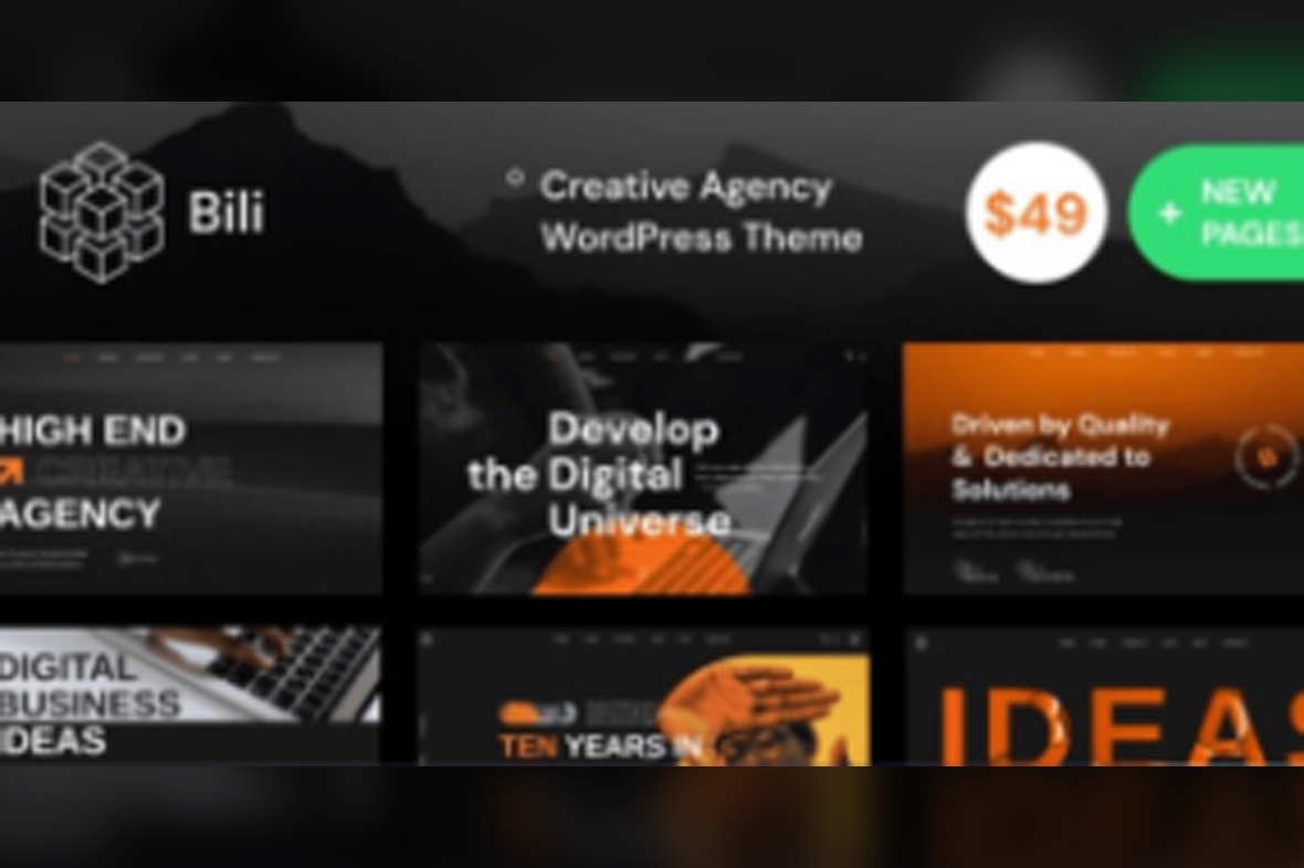 Bili – Creative Agency WordPress Theme v1.1.13