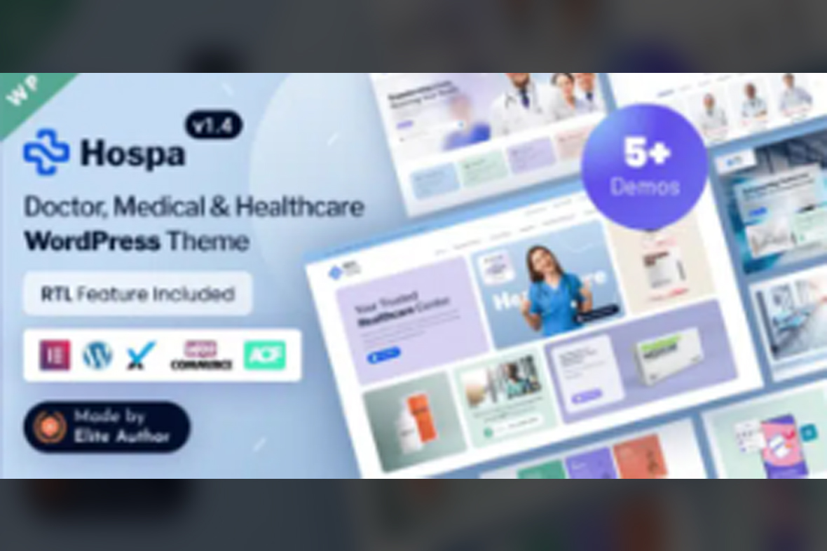 Hospa – Medical Clinic and Hospital Elementor WordPress Theme v1.8