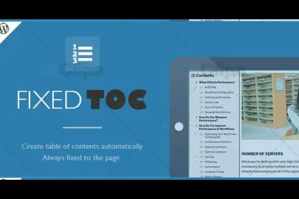 Fixed TOC – Table of Contents for WordPress