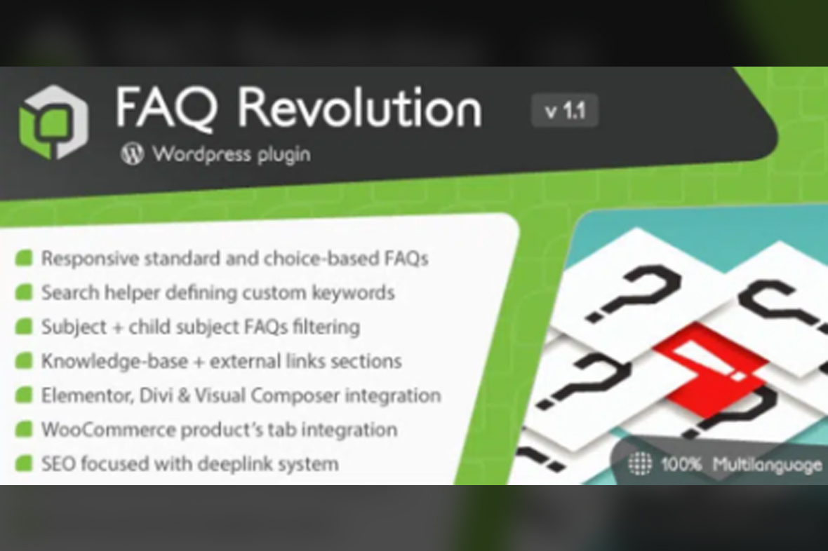 FAQ Revolution – WordPress Plugin v1.4.3