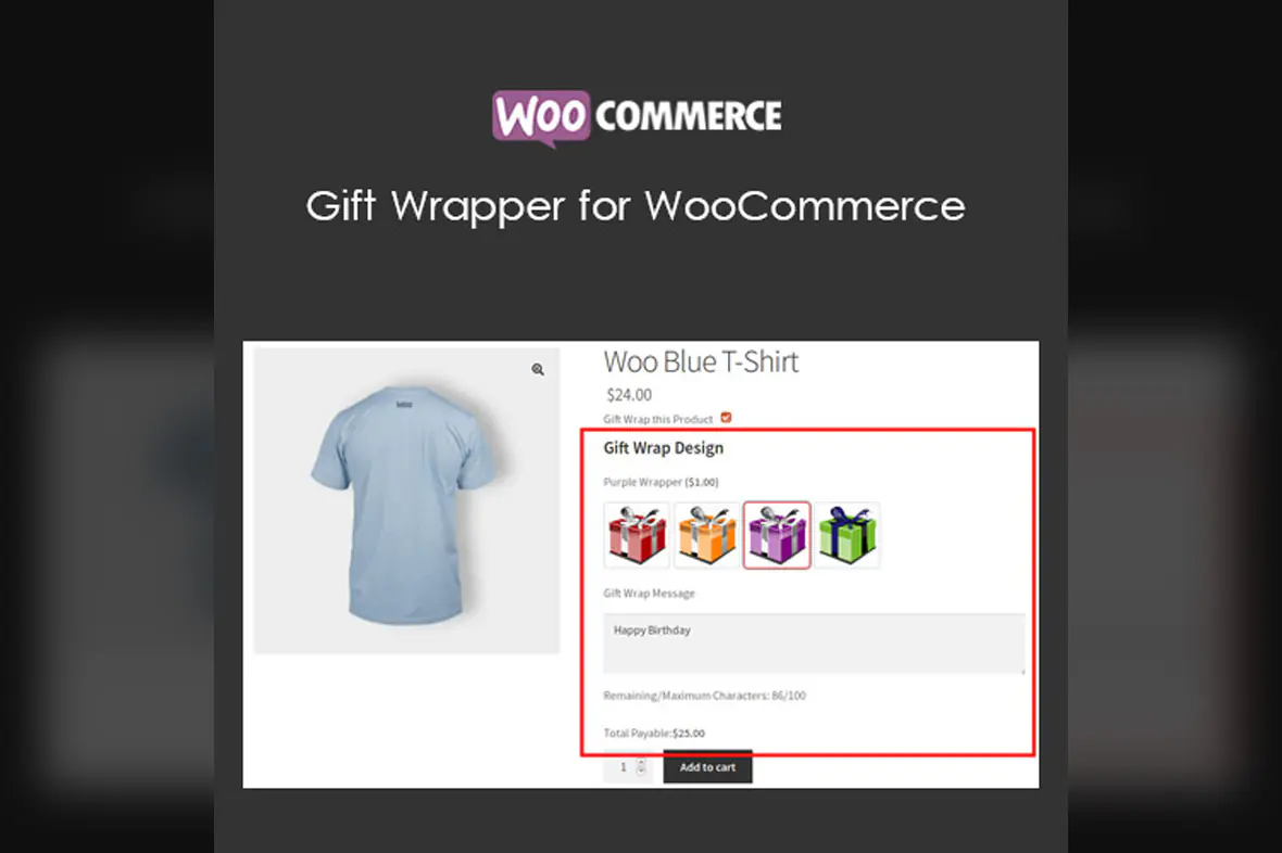 Gift Wrapper for WooCommerce