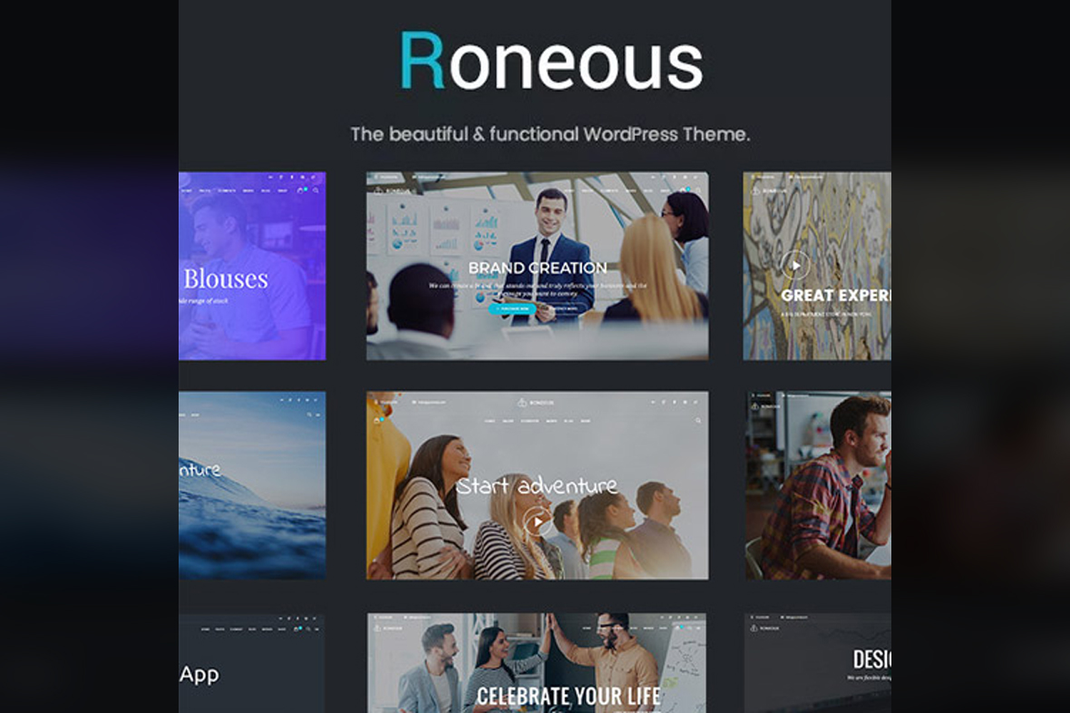 Roneous – Creative Multi-Purpose WordPress Theme v2.1.1