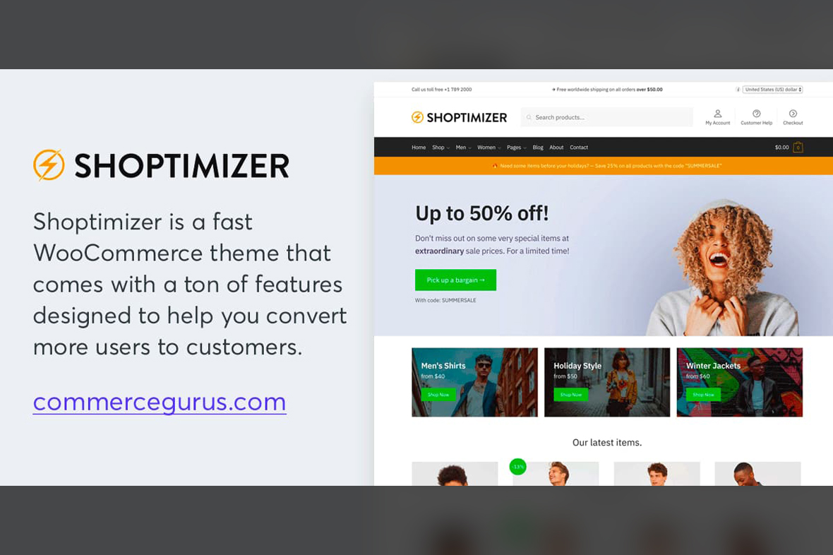 Shoptimizer – Fastest WooCommerce WordPress Theme v2.8.5