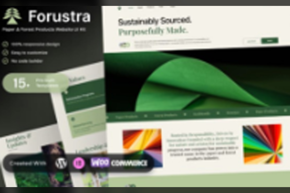 Forustra – Paper and Forest Products Elementor Template Kit July 18, 2025