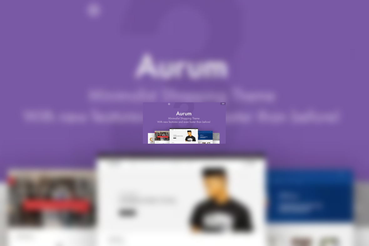 Aurum Minimalist Shopping Theme v4.0.12