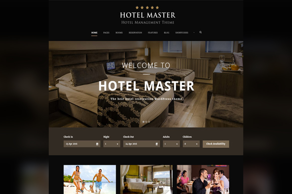 Hotel WordPress Theme For Hotel Booking Hotel Master v4.2.1