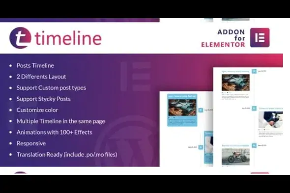 Timeline for Elementor WordPress Plugin