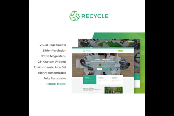 Recycle – Environmental & Green Business WordPress Theme