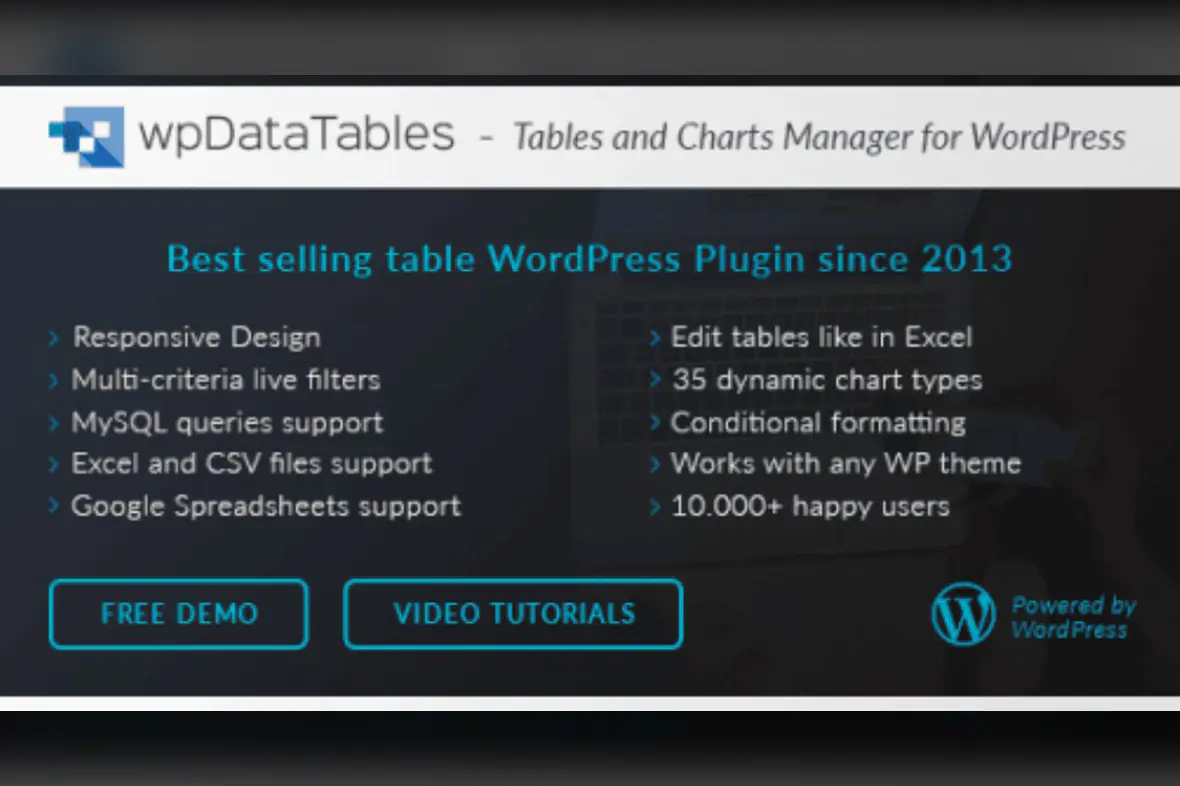 wpDataTables – Tables and Charts Manager for WordPress v7.1.1