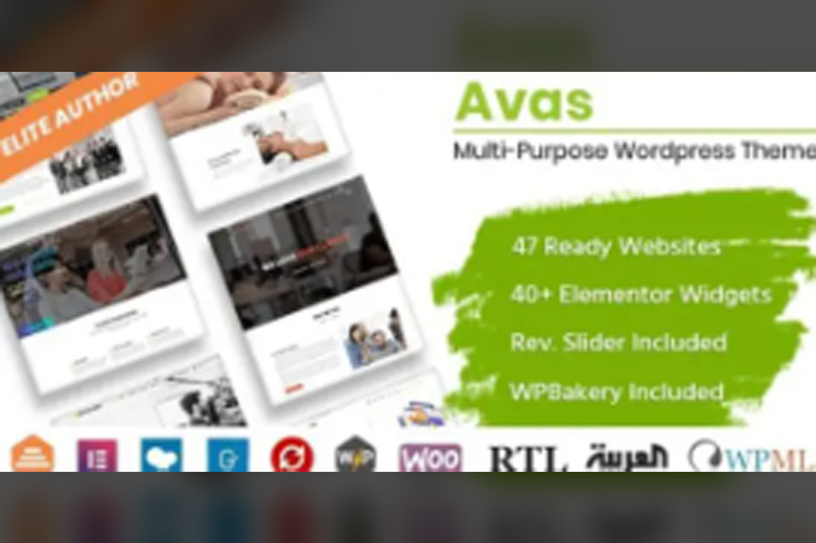Avas Multi Purpose WordPress Theme v6.8.4.6