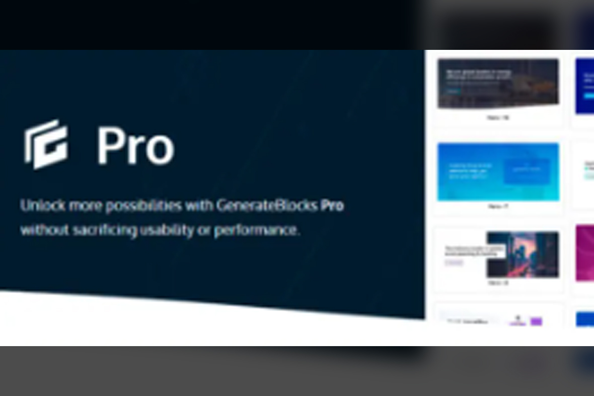 GenerateBlocks Pro WordPress Plugin v2.1.0