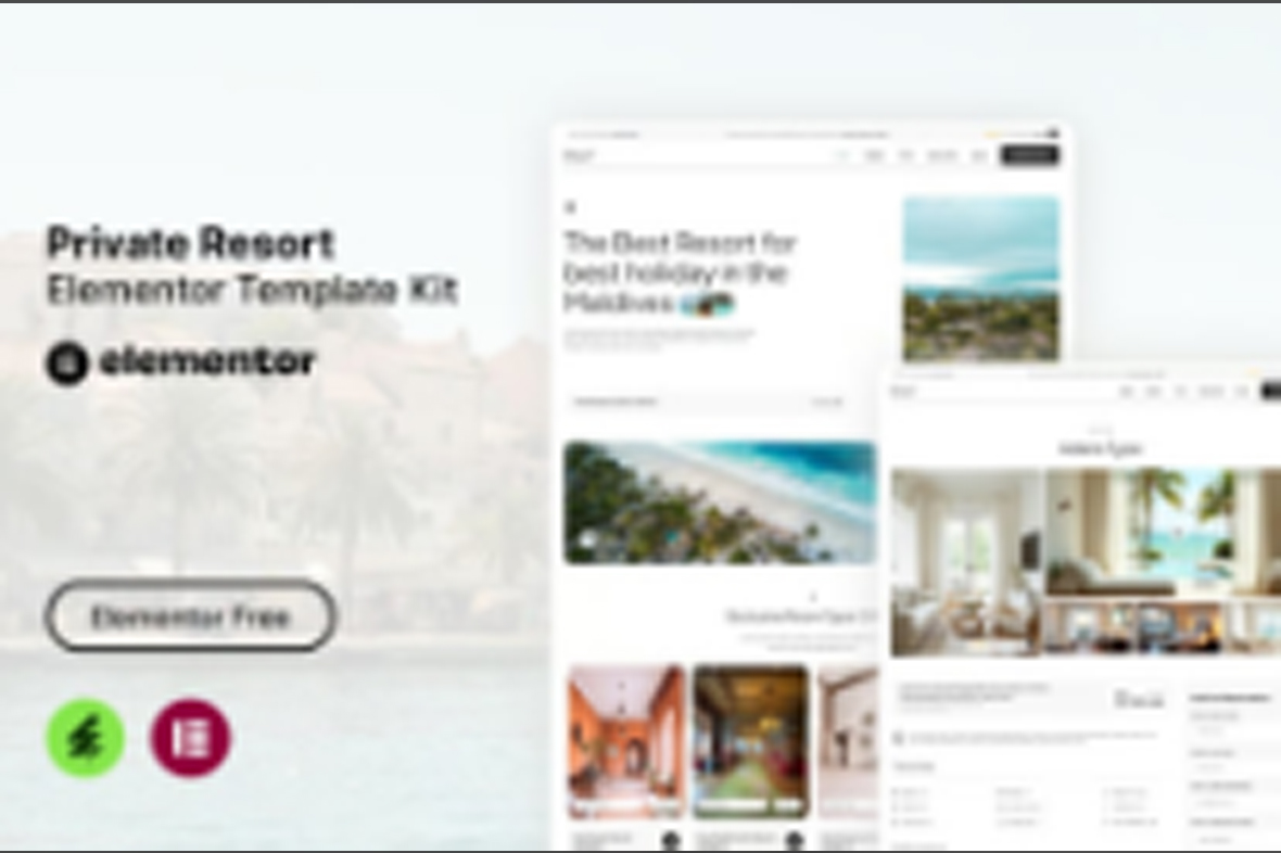 Elliad – Private Resort Elementor Template Kit June 25, 2025