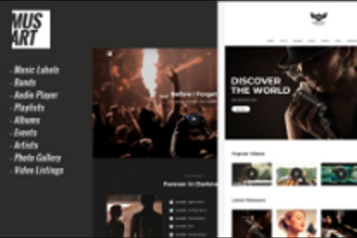 Musart – Music Label and Artists WordPress Theme v1.2.2