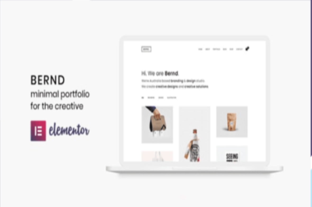 Bernd – Minimal WordPress Portfolio Theme v3.0.5
