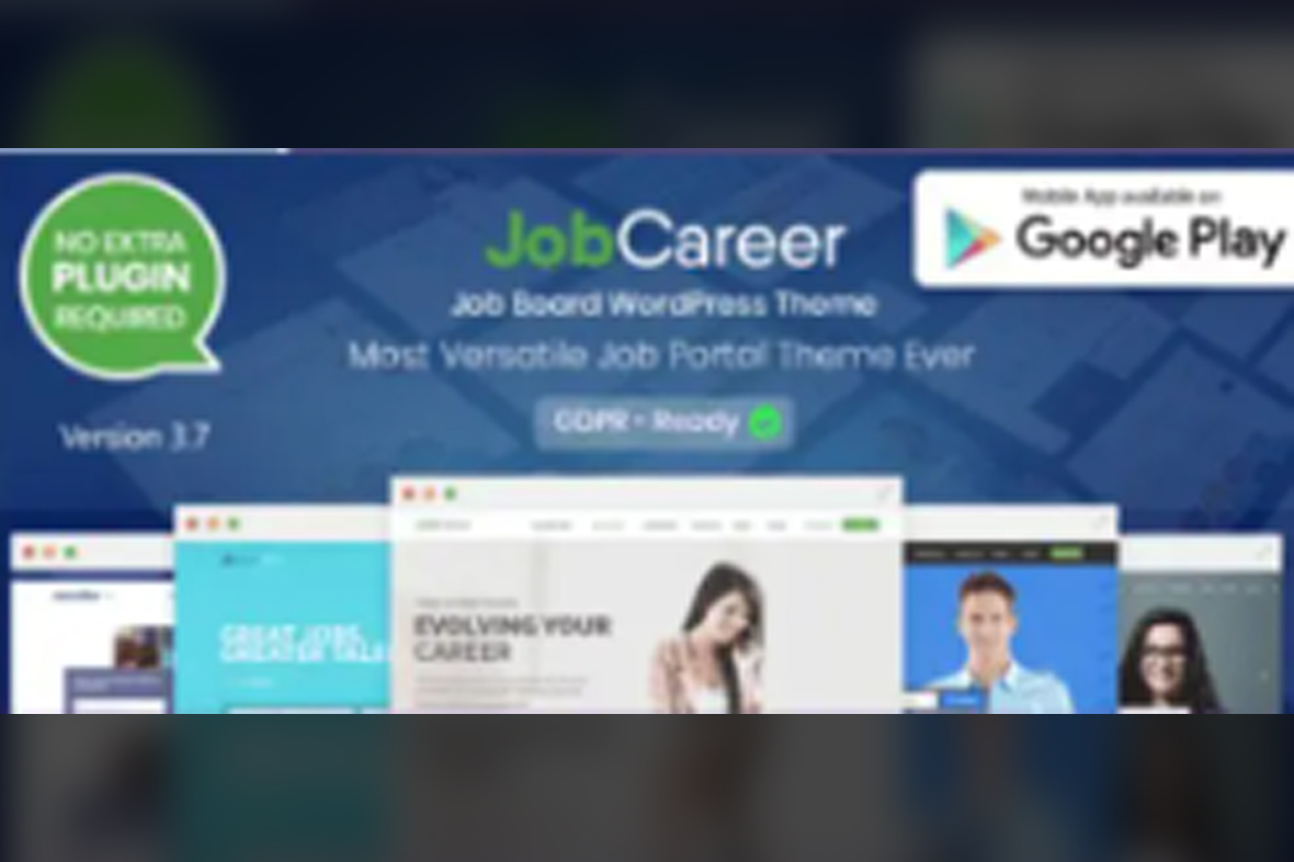 JobCareer Job Board Responsive WordPress Theme v7.2