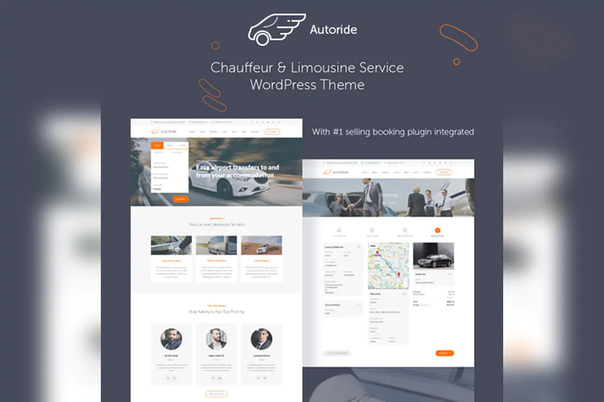 AutoRide – Chauffeur Limousine Booking WordPress Theme