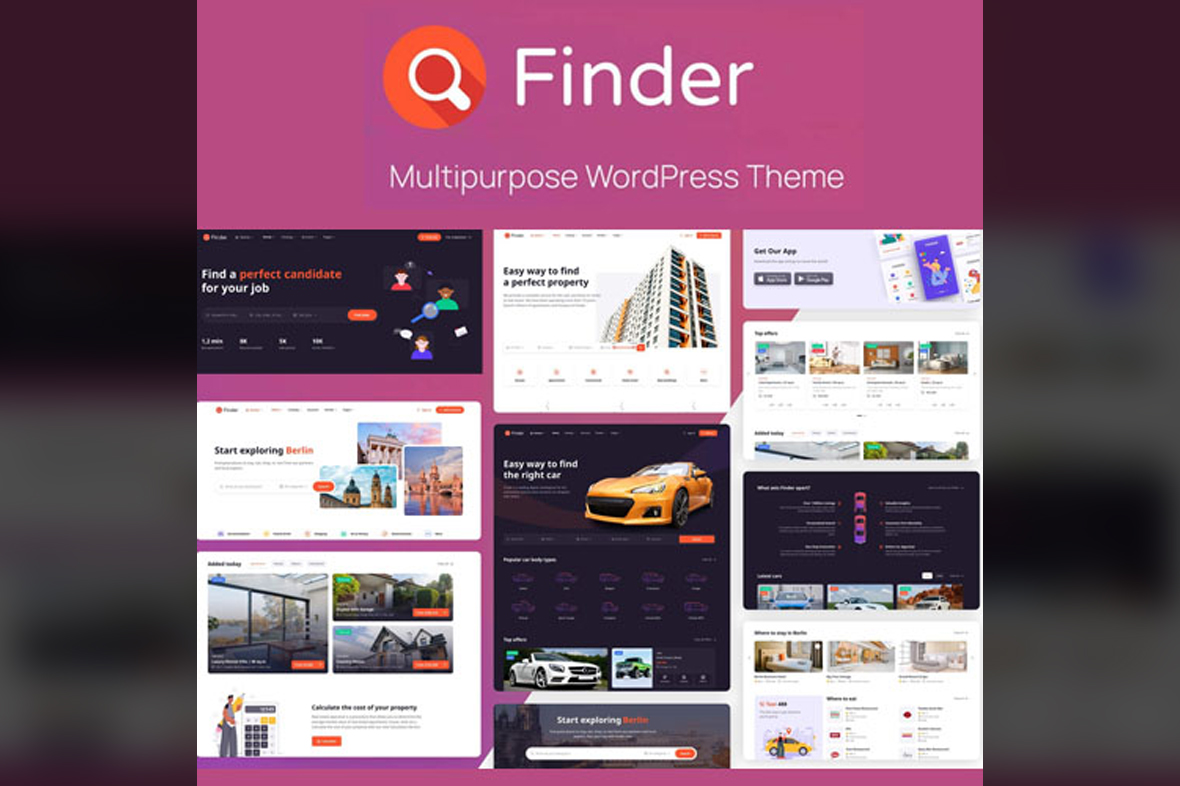 Finder – Multipurpose Directory & Listing WordPress theme v1.0.10