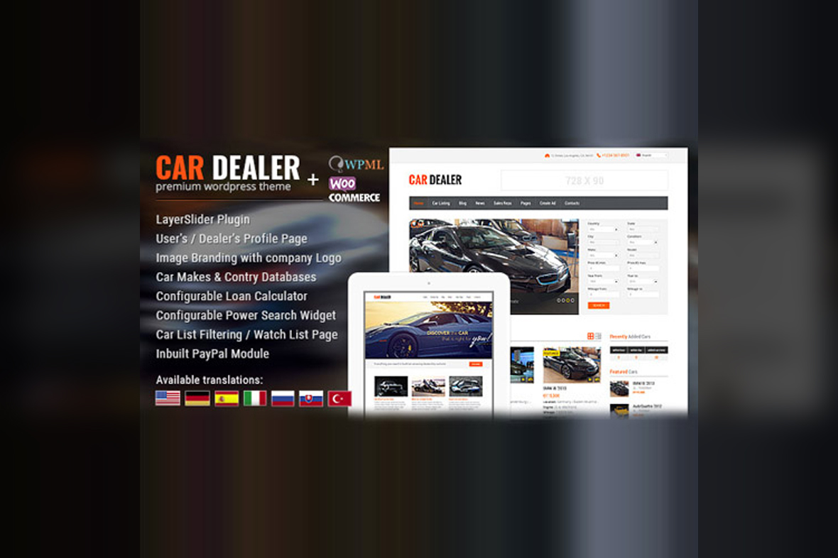 Car Dealer Automotive WordPress Theme – Responsive v1.6.5