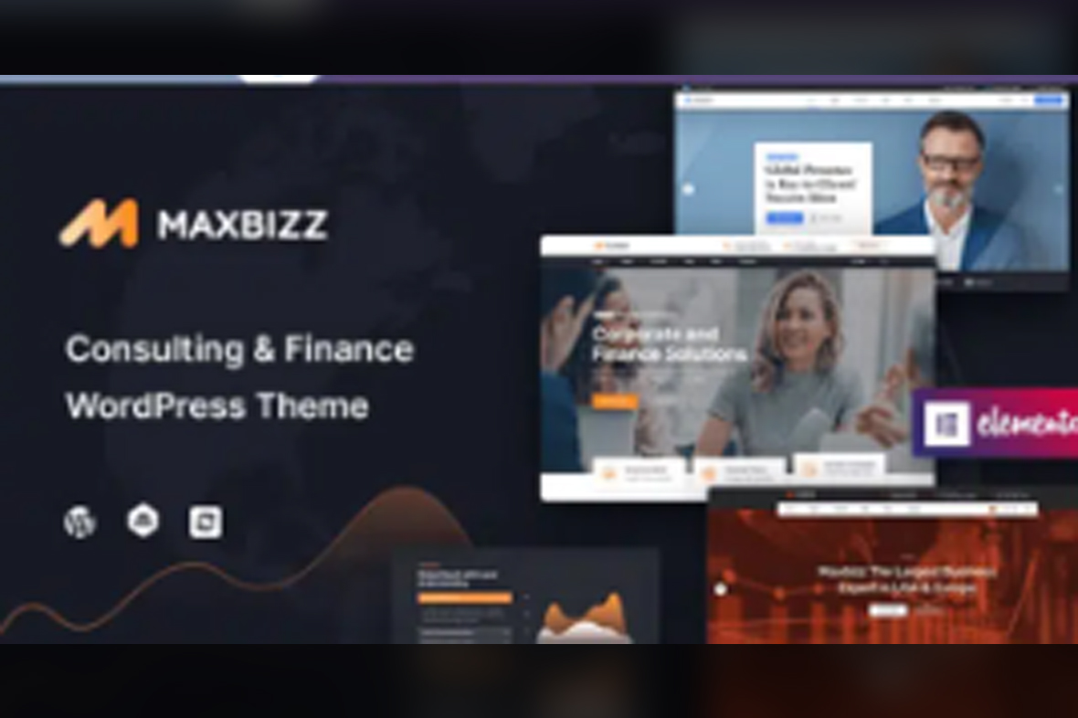 Maxbizz – Consulting & Financial Elementor WordPress Theme v1.2.3.16