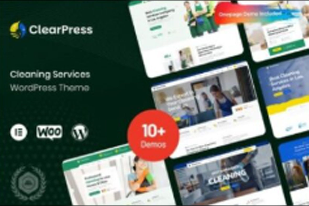 ClearPress – Cleaning Services WordPress Theme v1.0.0