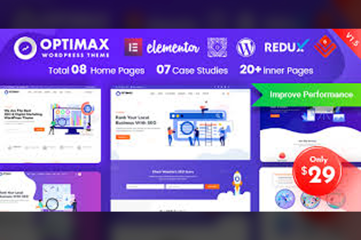 Optimax – SEO and Marketing WordPress Theme v2.0.4