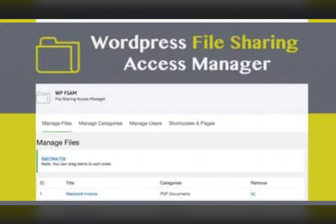 WP FSAM – File Sharing Access Manager v1.2