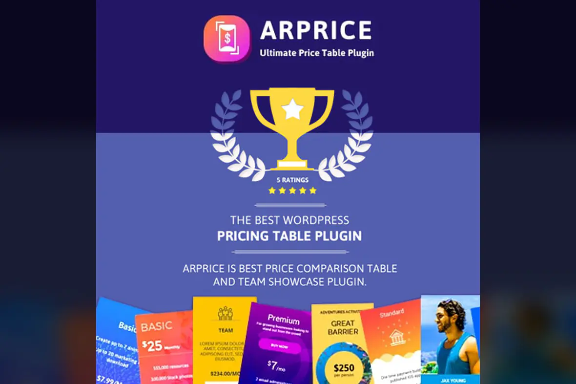 ARPrice – Responsive WordPress Pricing Table Plugin v4.1.2