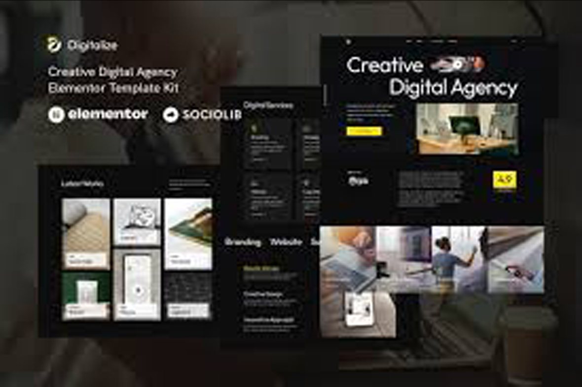 Digitalize – Creative Digital Agency and Portfolios Elementor Template Kit August 1, 2025