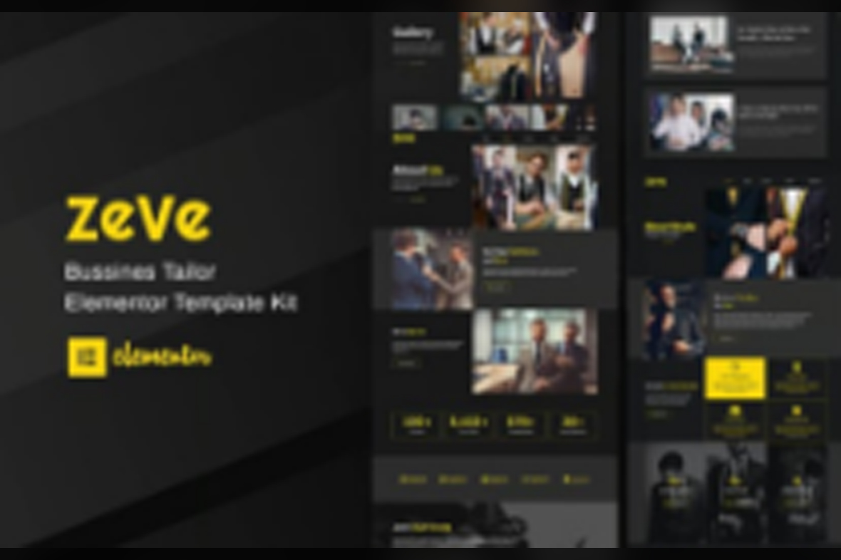 Zeve – Tailor Service Elementor Template Kit October 31, 2025