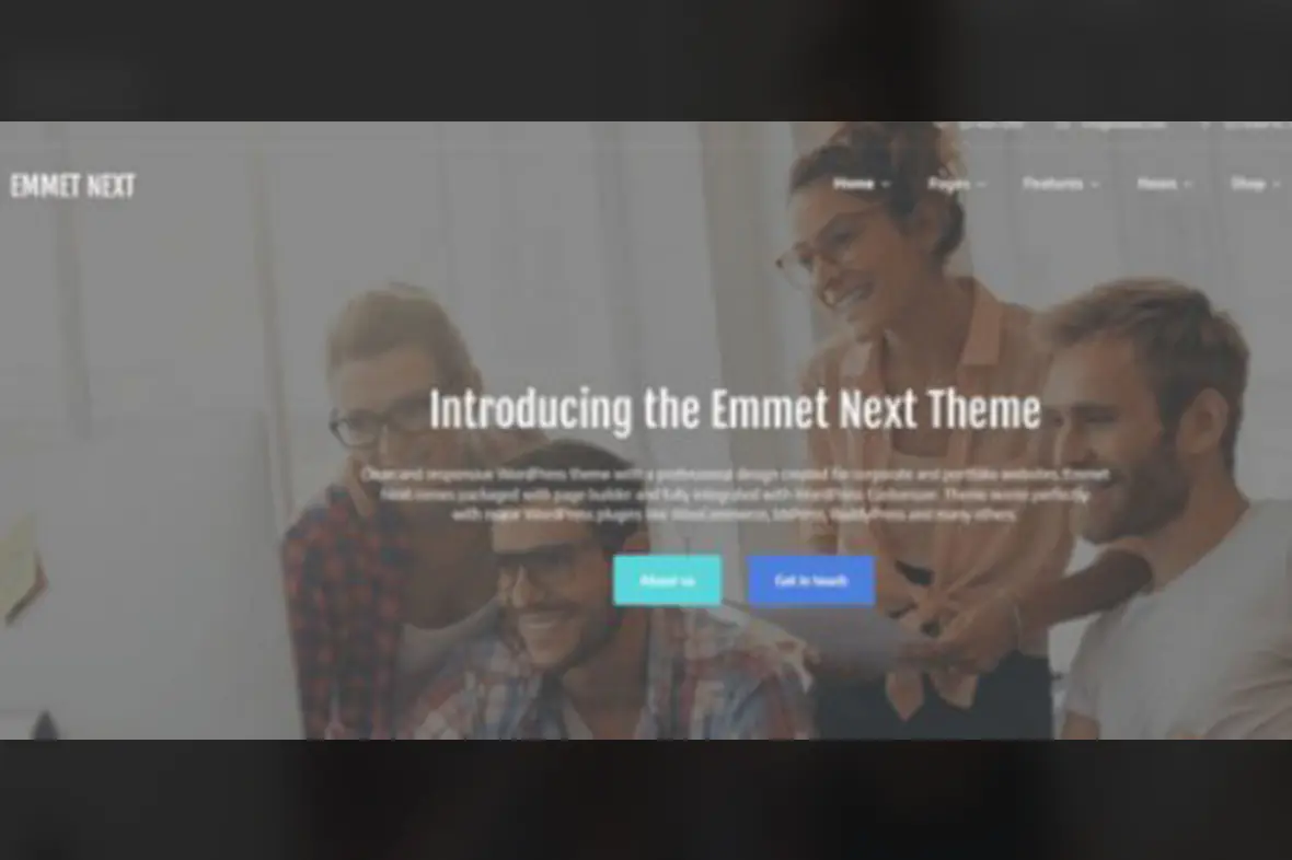 Emmet Next – WordPress Business Theme v0.3.9