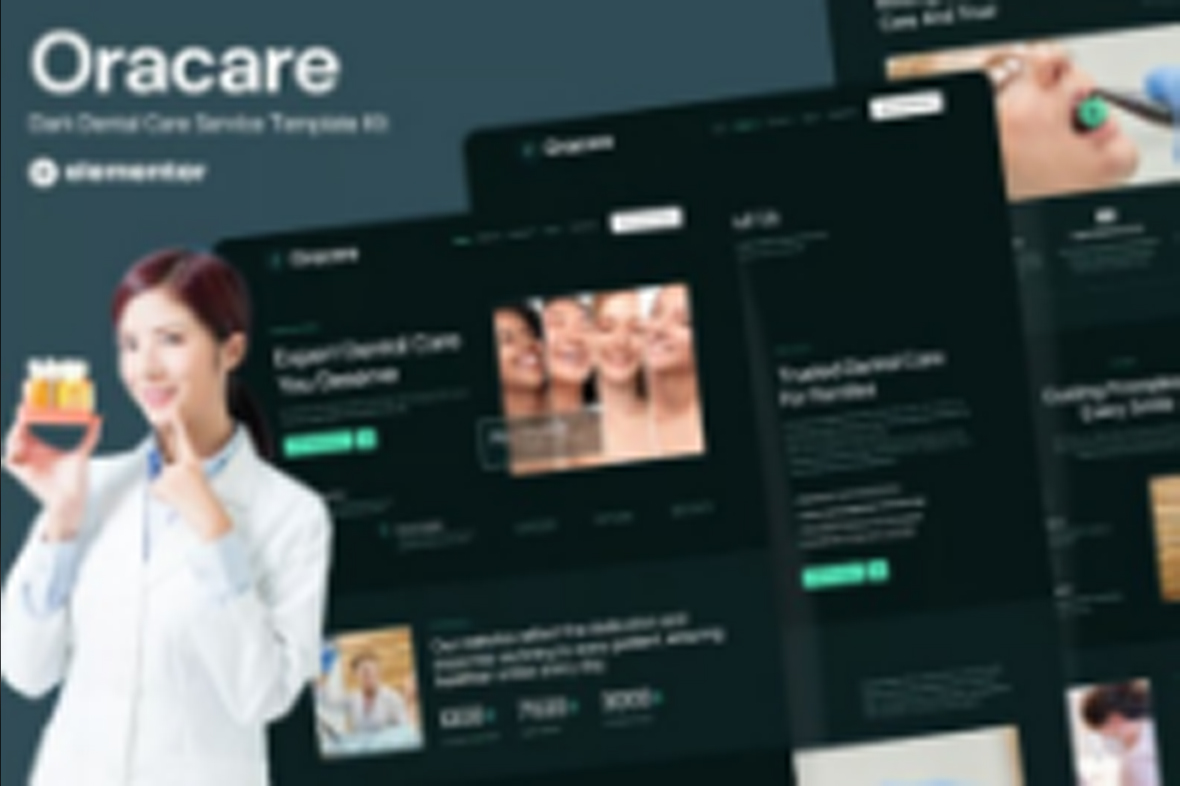 Oracare – Dental Care Service Website Elementor Template Kits October 16, 2025