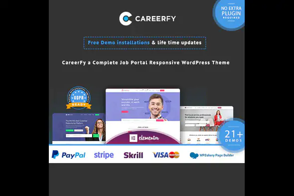 Careerfy – Employment Board WordPress Theme