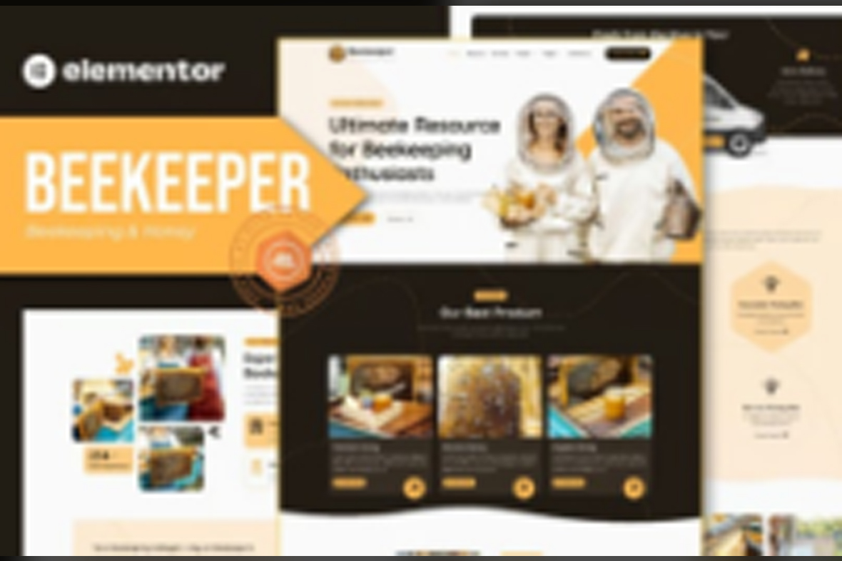 Beekeeper – Beekeeping and Honey Elementor Template Kit August 1, 2025