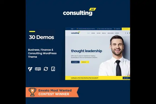 Consulting – Business Finance WordPress Theme