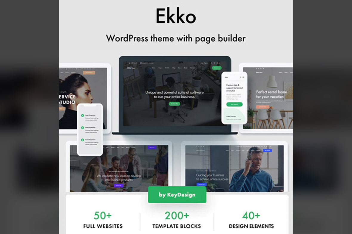 Ekko – Multi-Purpose WordPress Theme with Page Builder v5.0