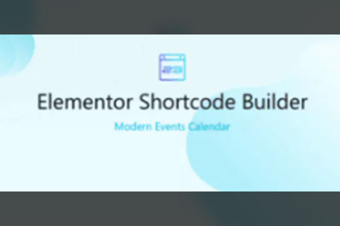 Elementor Shortcode Builder for MEC v1.9.0