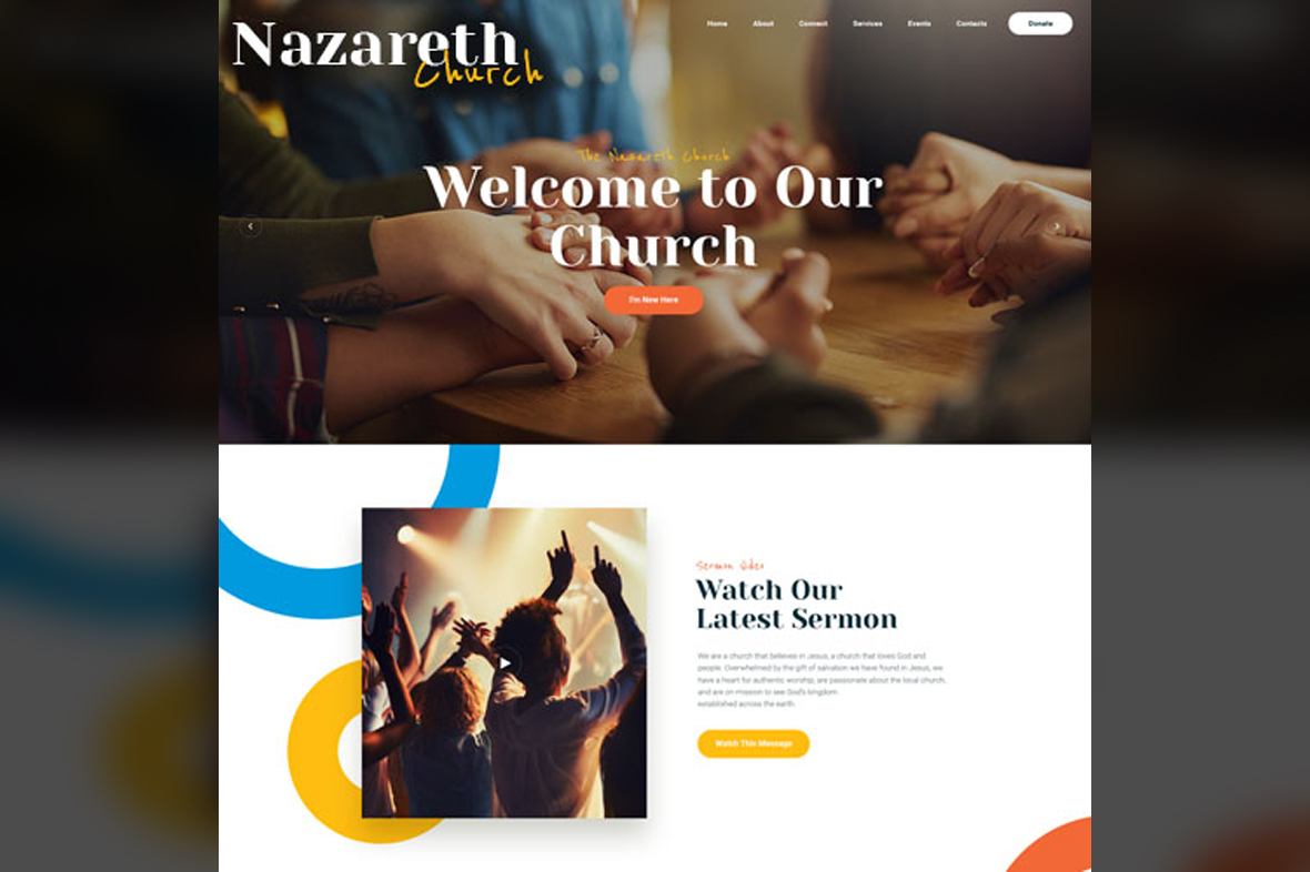 Nazareth Church & Religion WordPress Theme v1.0.17