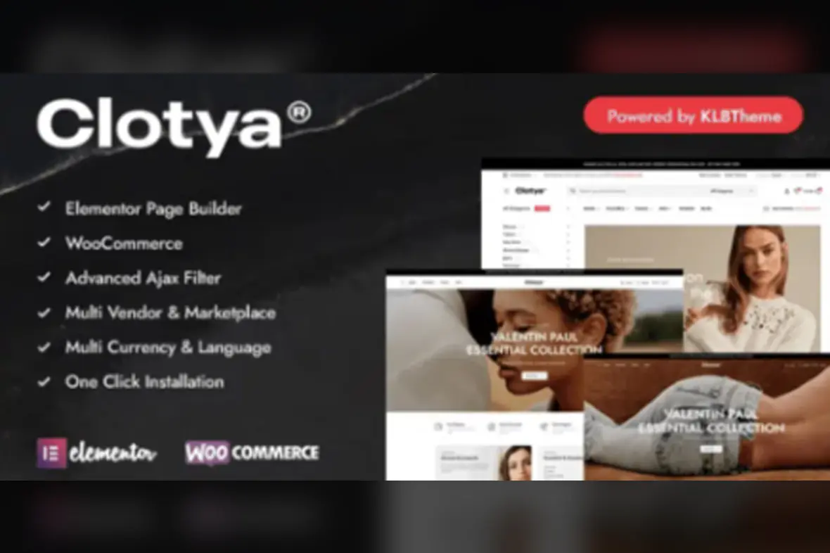 Clotya – Fashion Store eCommerce Theme v1.3.7