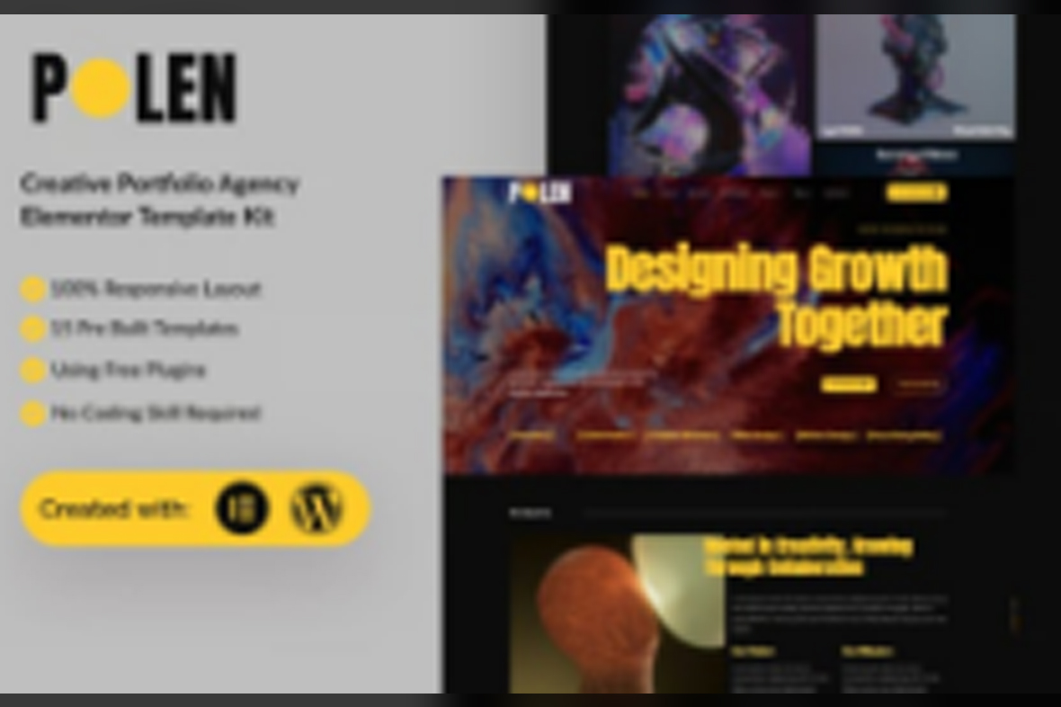 Polen – Creative Portfolio Resume Elementor Template Kit November 17, 2025
